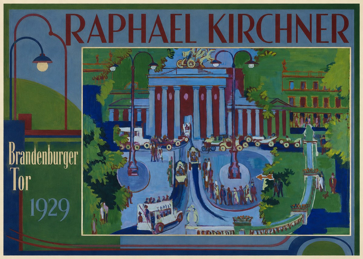 Raphael Kirchner Brandenburger Tor 1929 No1 - Juliste