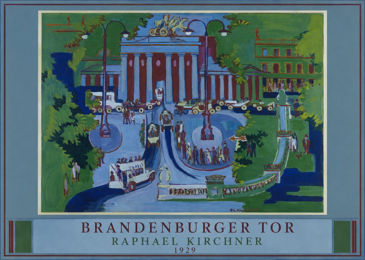 Raphael Kirchner Brandenburger Tor 1929 No4 - Juliste