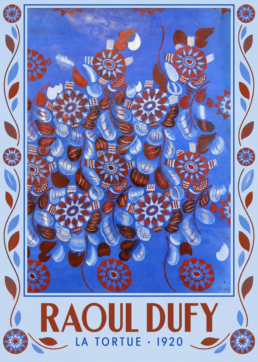 Raoul Dufy La Tortue No1 - Juliste