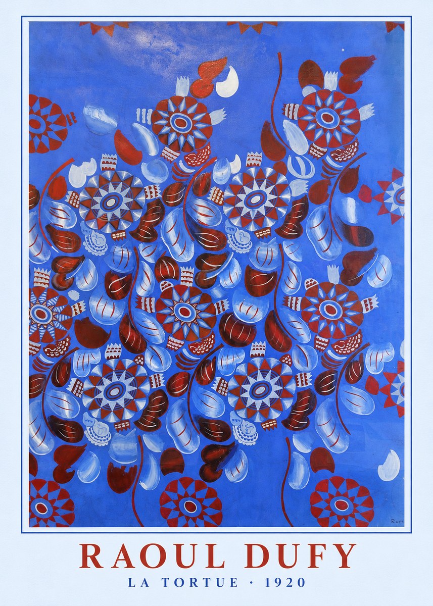 Raoul Dufy La Tortue No2 - Juliste