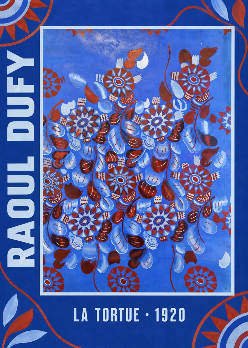 Raoul Dufy La Tortue No5 - Juliste