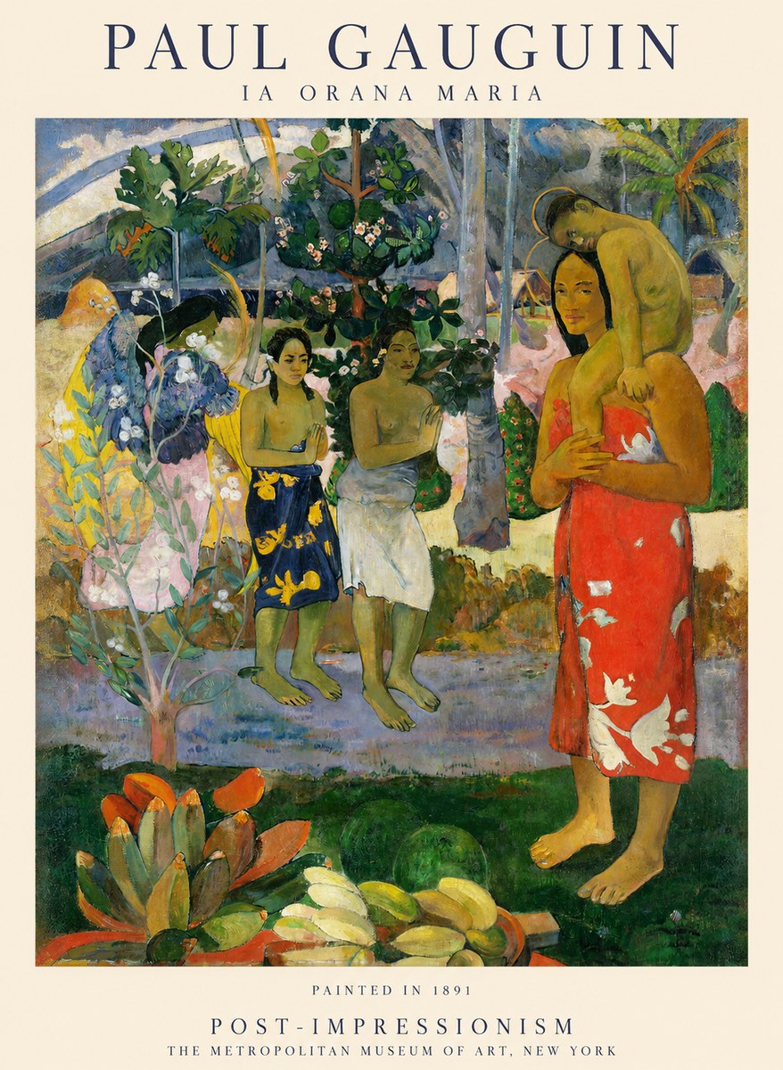 Paul Gauguin Ia Orana Maria No2 - Juliste