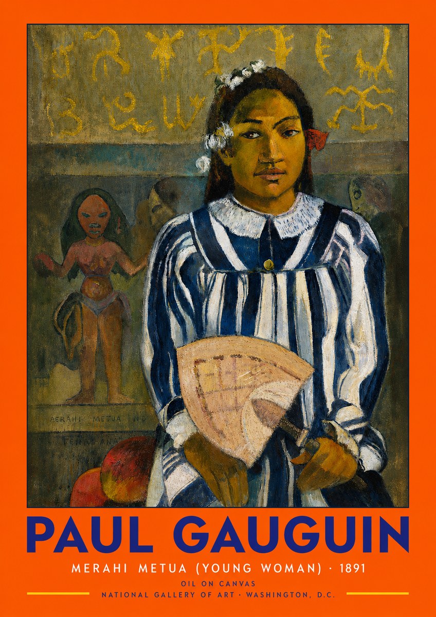 Paul Gauguin Merahi Metua (Young Woman) No2 - Juliste