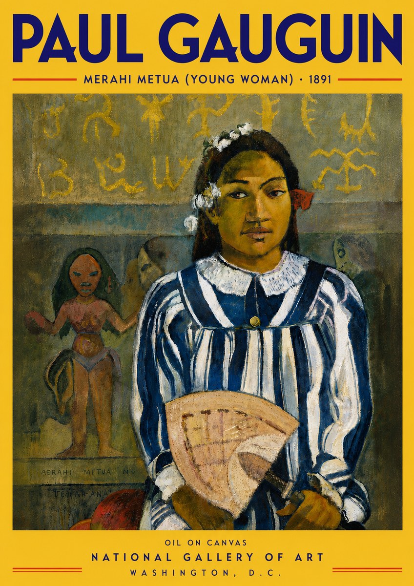 Paul Gauguin Merahi Metua (Young Woman) No5 - Juliste