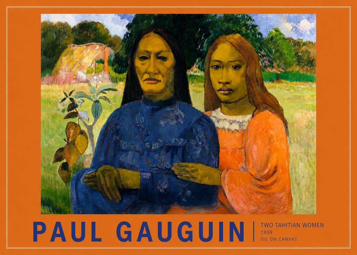 Paul Gauguin Two Tahitian Women II No2 - Juliste