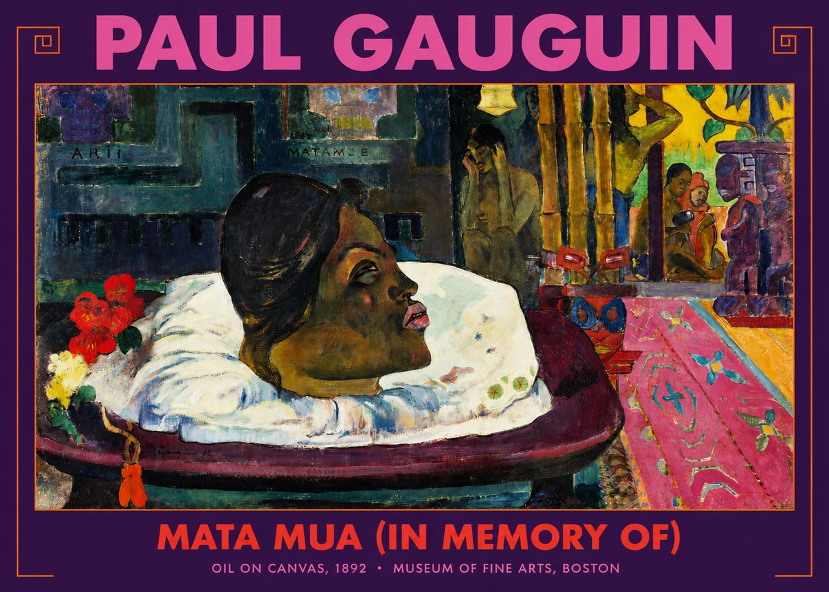 Paul Gauguin Mata Mua (in Memory Of) No2 - Juliste