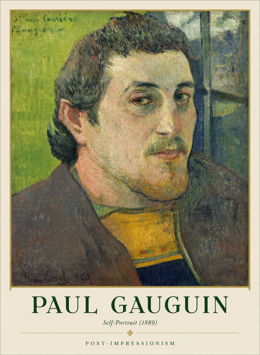Paul Gauguin Self-portrait (1889) No1 - Juliste
