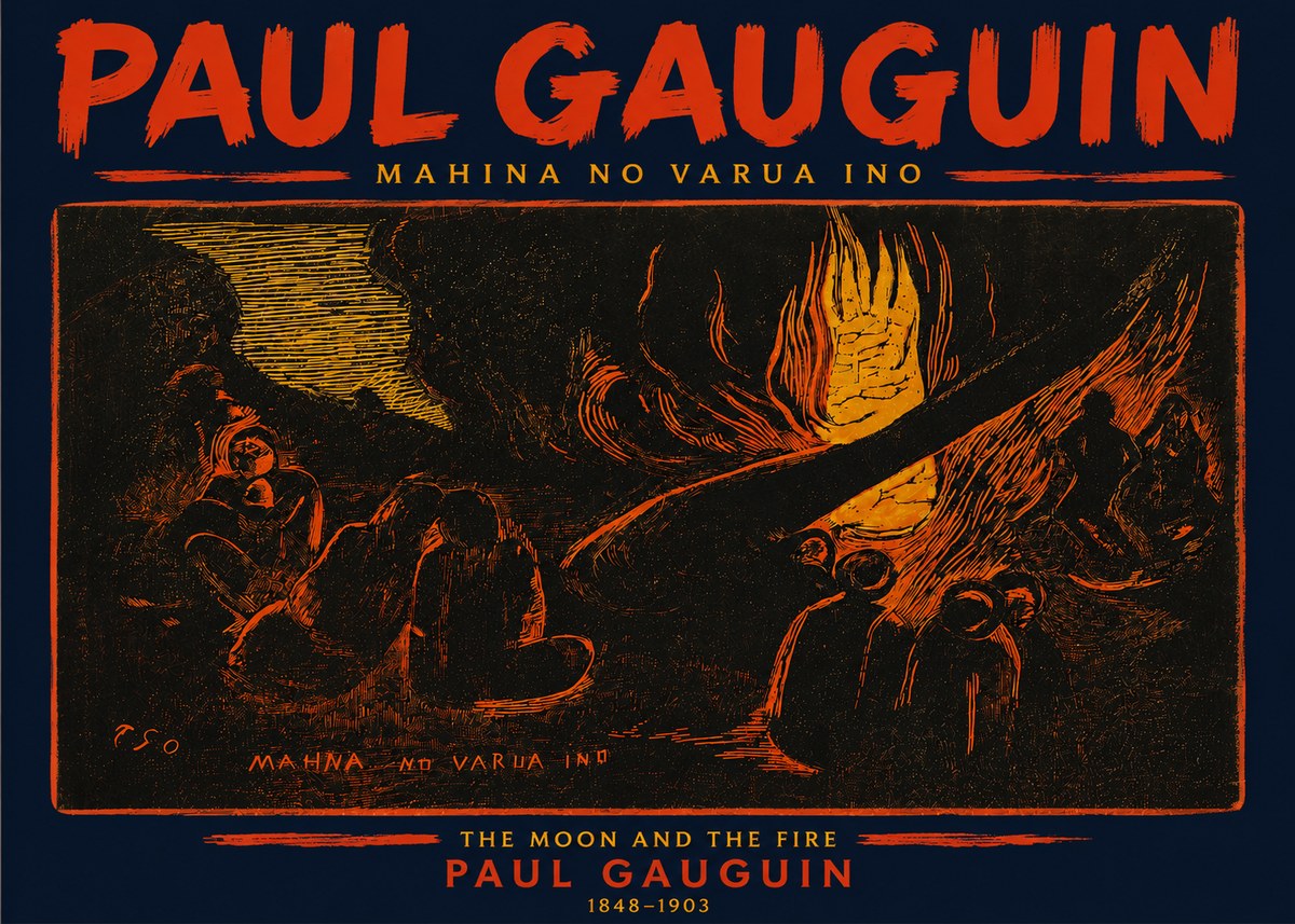 Paul Gauguin Mahina No Varua Ino No4 - Juliste