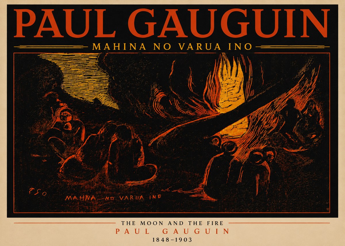 Paul Gauguin Mahina No Varua Ino No5 - Juliste