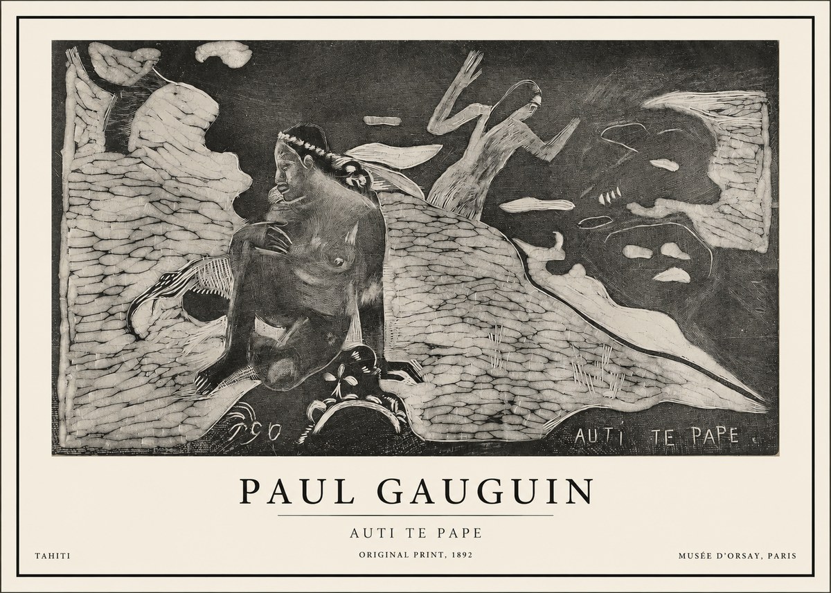 Paul Gauguin Auti Te Pape No1 - Juliste