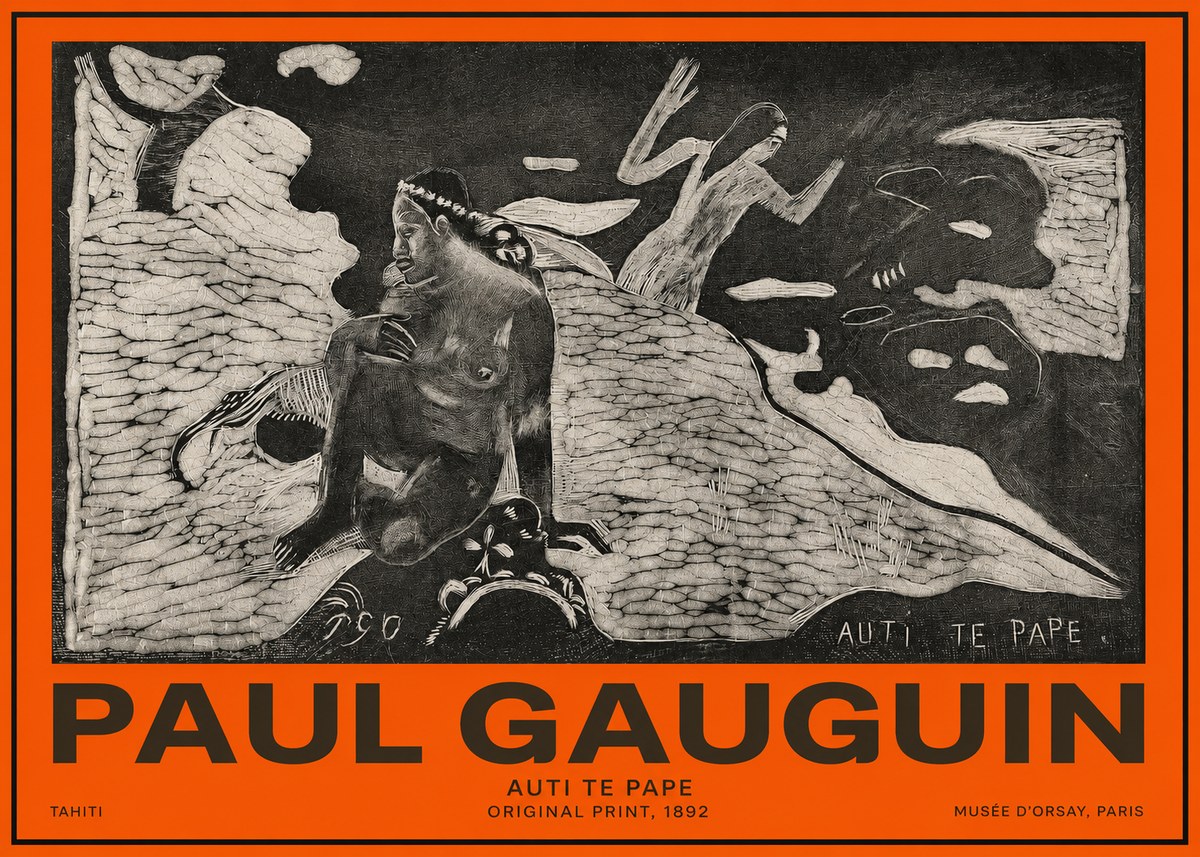 Paul Gauguin Auti Te Pape No2 - Juliste