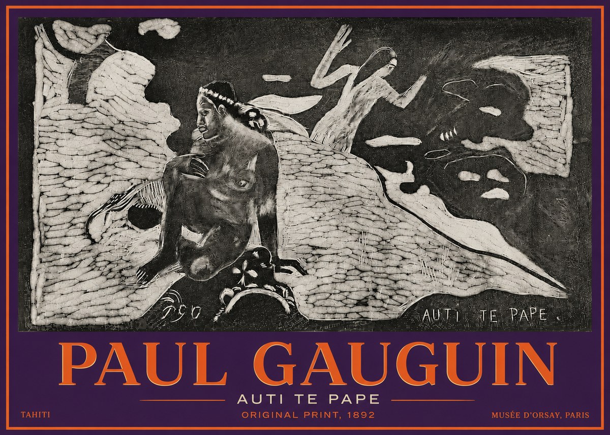 Paul Gauguin Auti Te Pape No5 - Juliste