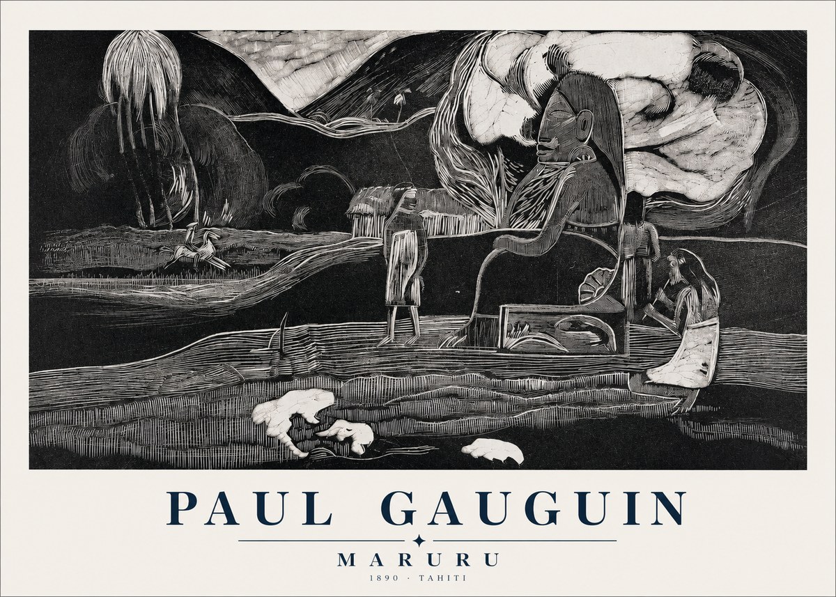 Paul Gauguin Maruru No1 - Juliste
