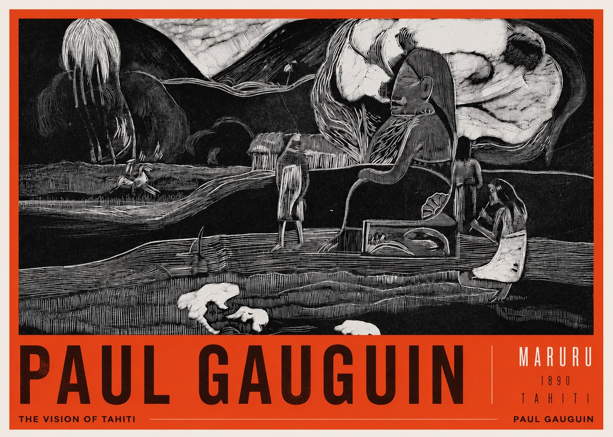 Paul Gauguin Maruru No2 - Juliste