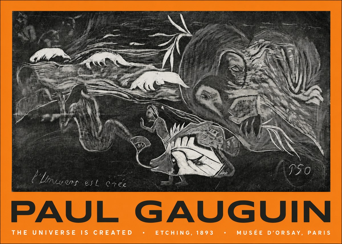 Paul Gauguin The Universe Is Created I No2 - Juliste