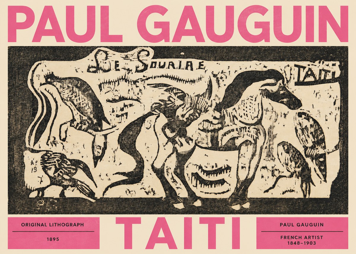 Paul Gauguin Taiti No3 - Juliste