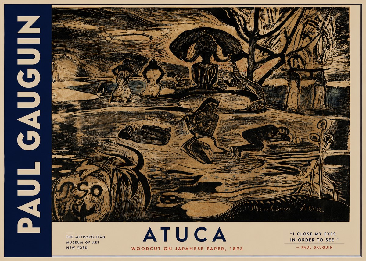 Paul Gauguin Atuca No3 - Juliste