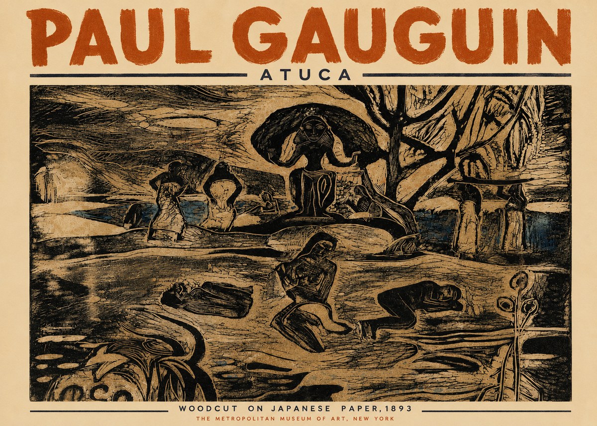 Paul Gauguin Atuca No4 - Juliste