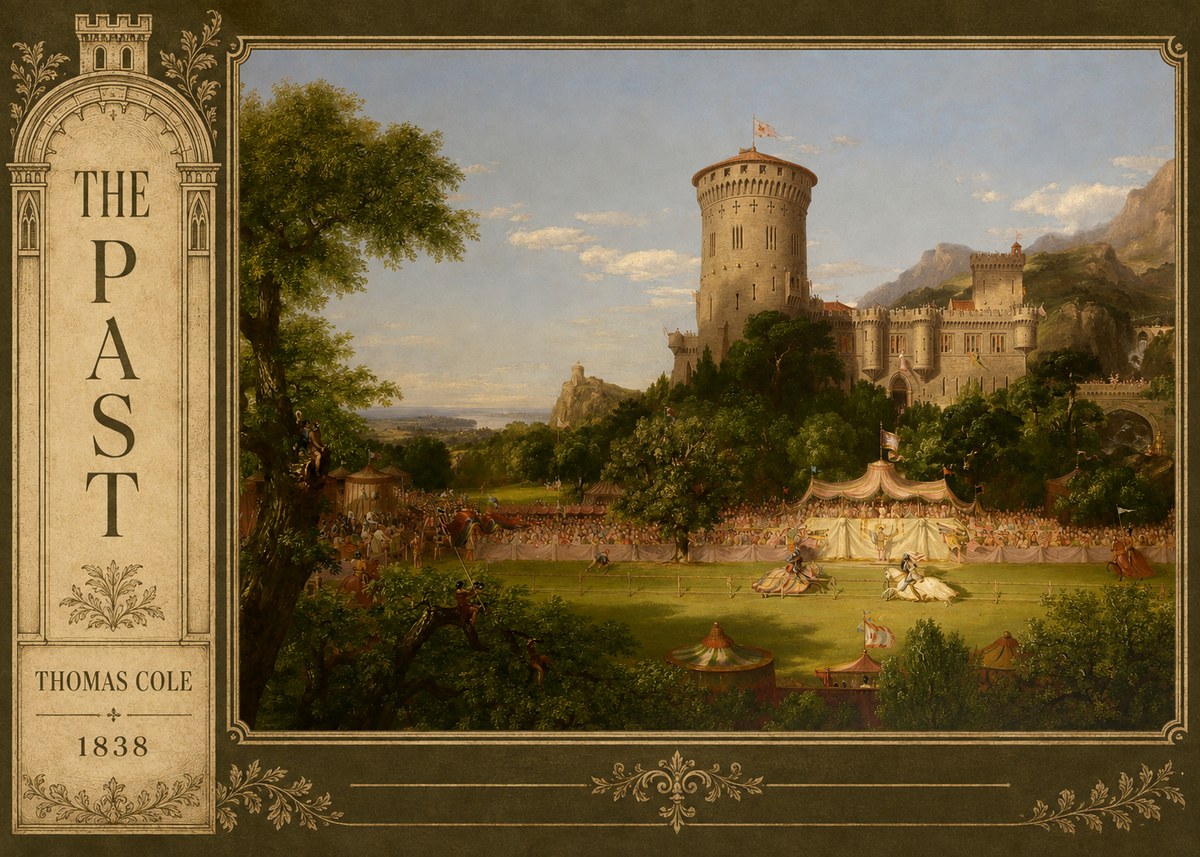 Thomas Cole The Past No2 - Juliste