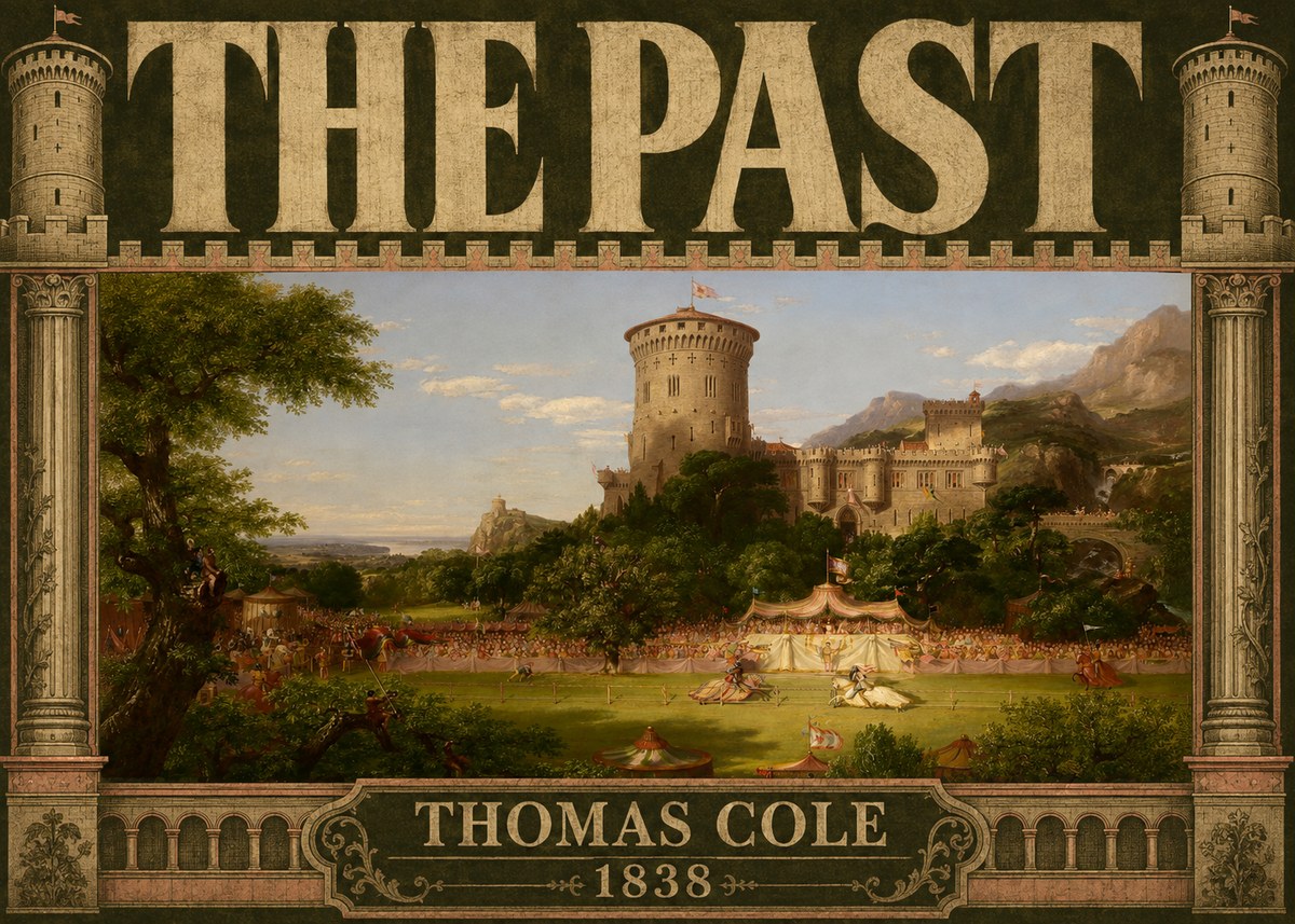 Thomas Cole The Past No5 - Juliste