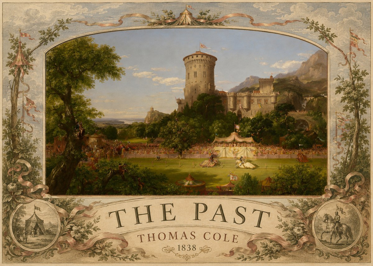 Thomas Cole The Past No6 - Juliste