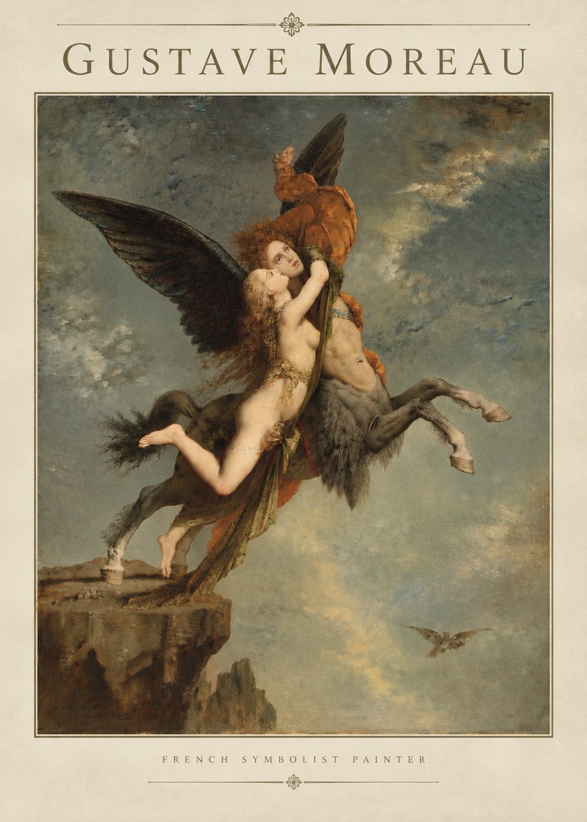 Gustave Moreau The Chimaera No3 - Juliste