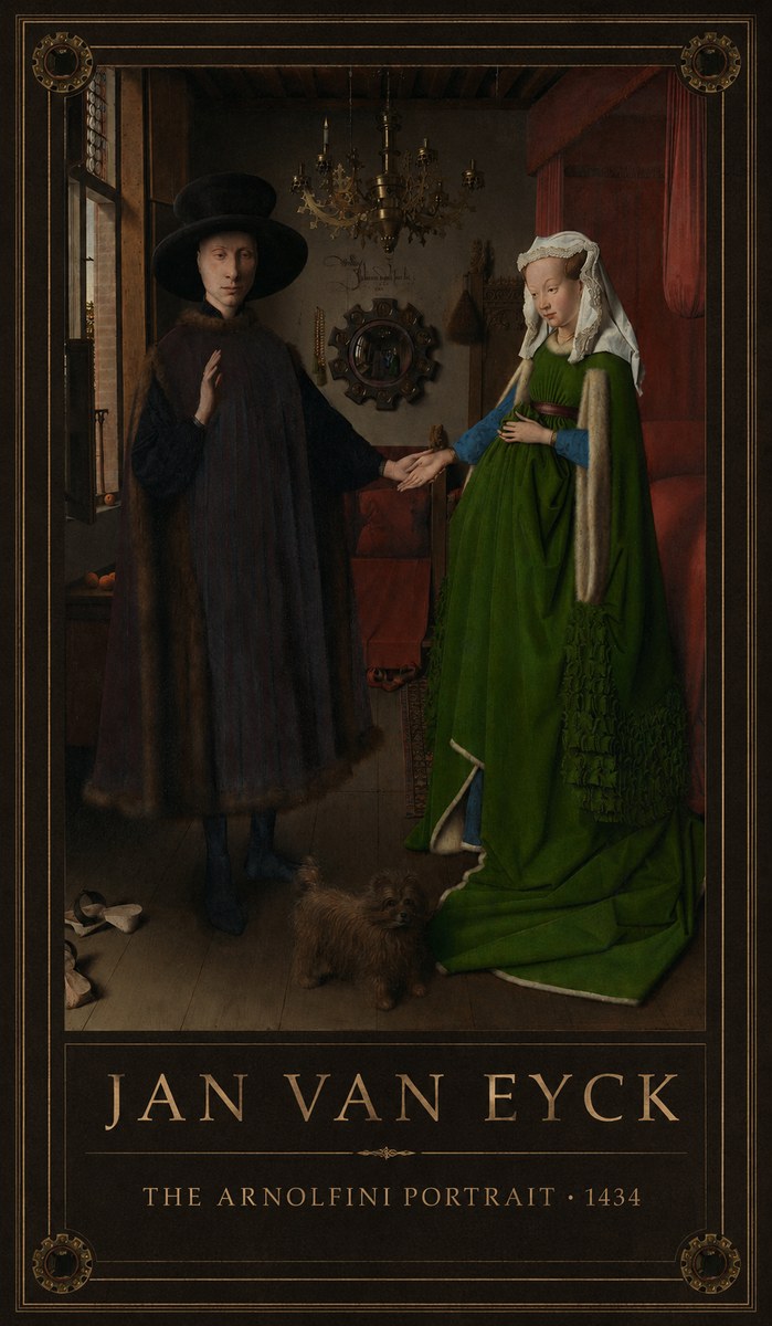 Jan van Eyck The Arnolfini Portrait I No1 - Juliste