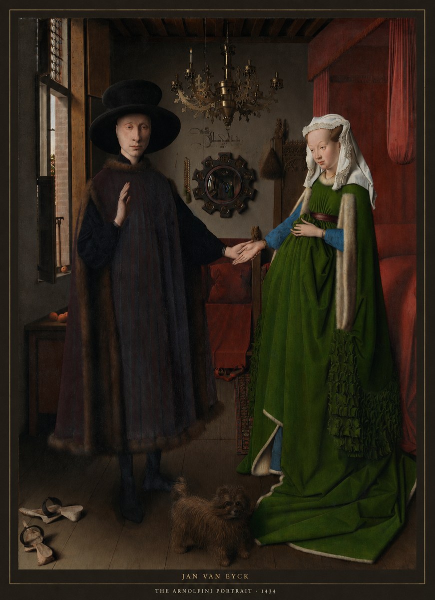 Jan van Eyck The Arnolfini Portrait I No6 - Juliste