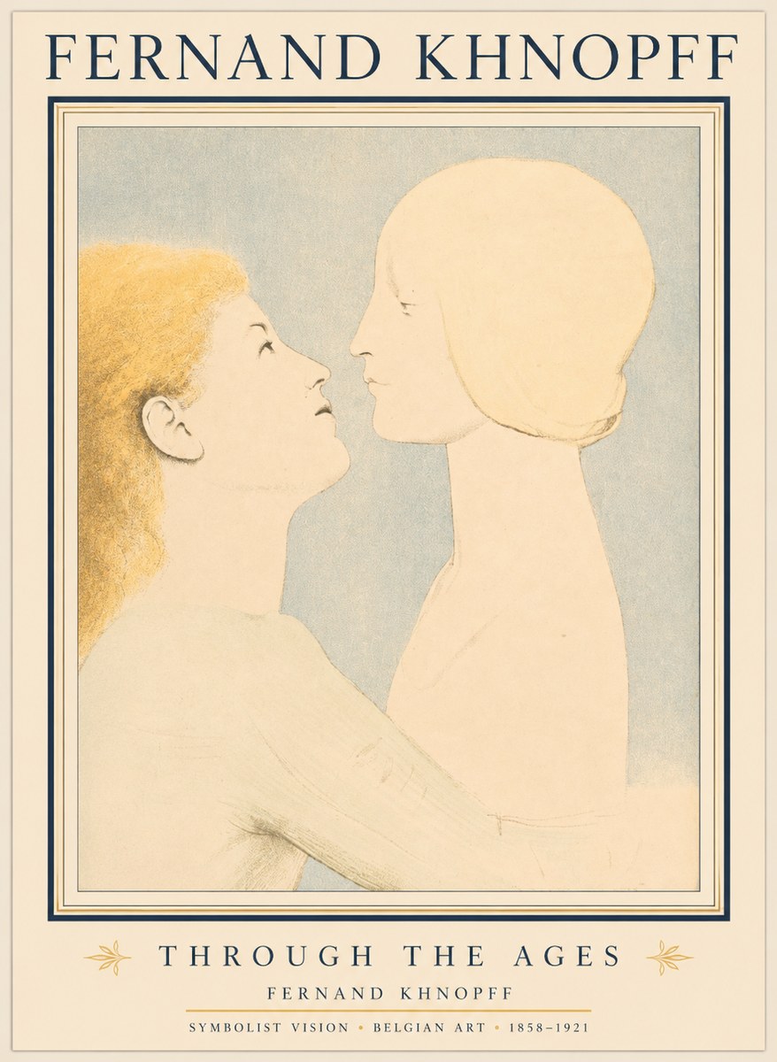 Fernand Khnopff Through the Ages No1 - Juliste
