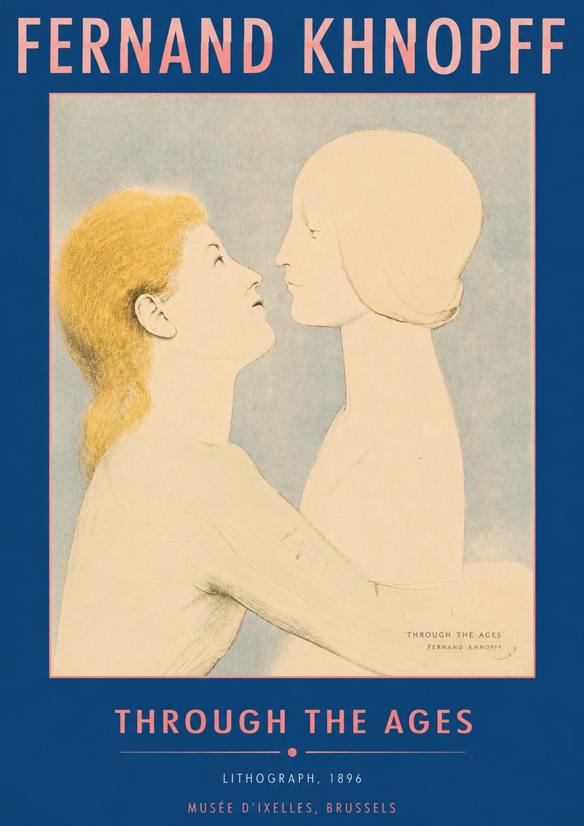 Fernand Khnopff Through the Ages No6 - Juliste