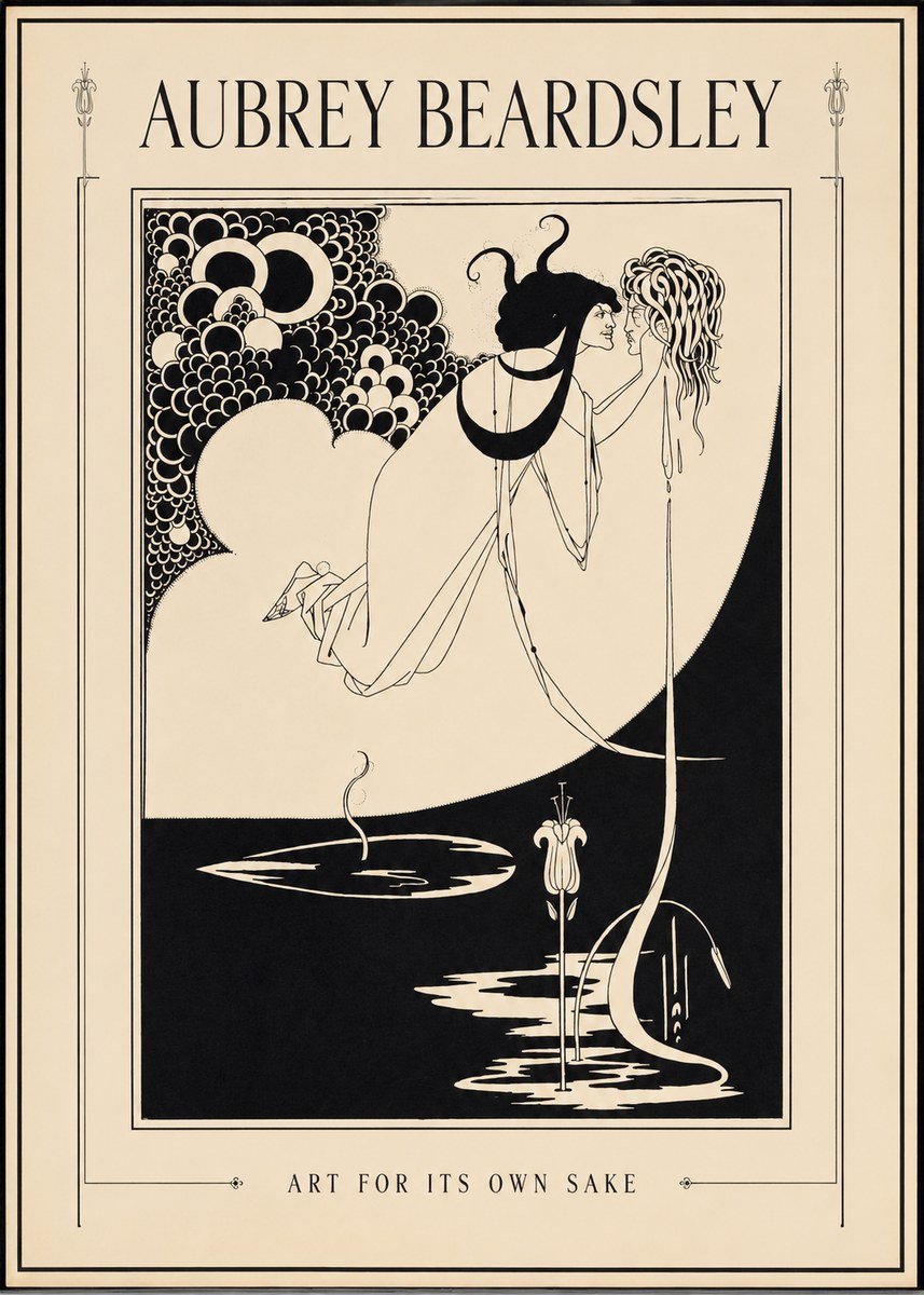 Aubrey Beardsley Art for Its Own Sake No1 - Juliste