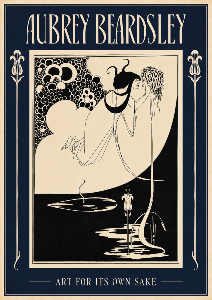 Aubrey Beardsley Art for Its Own Sake No2 - Juliste