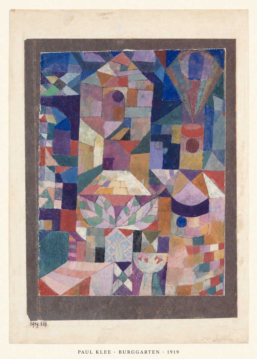 Paul Klee Burggarten No6 - Juliste