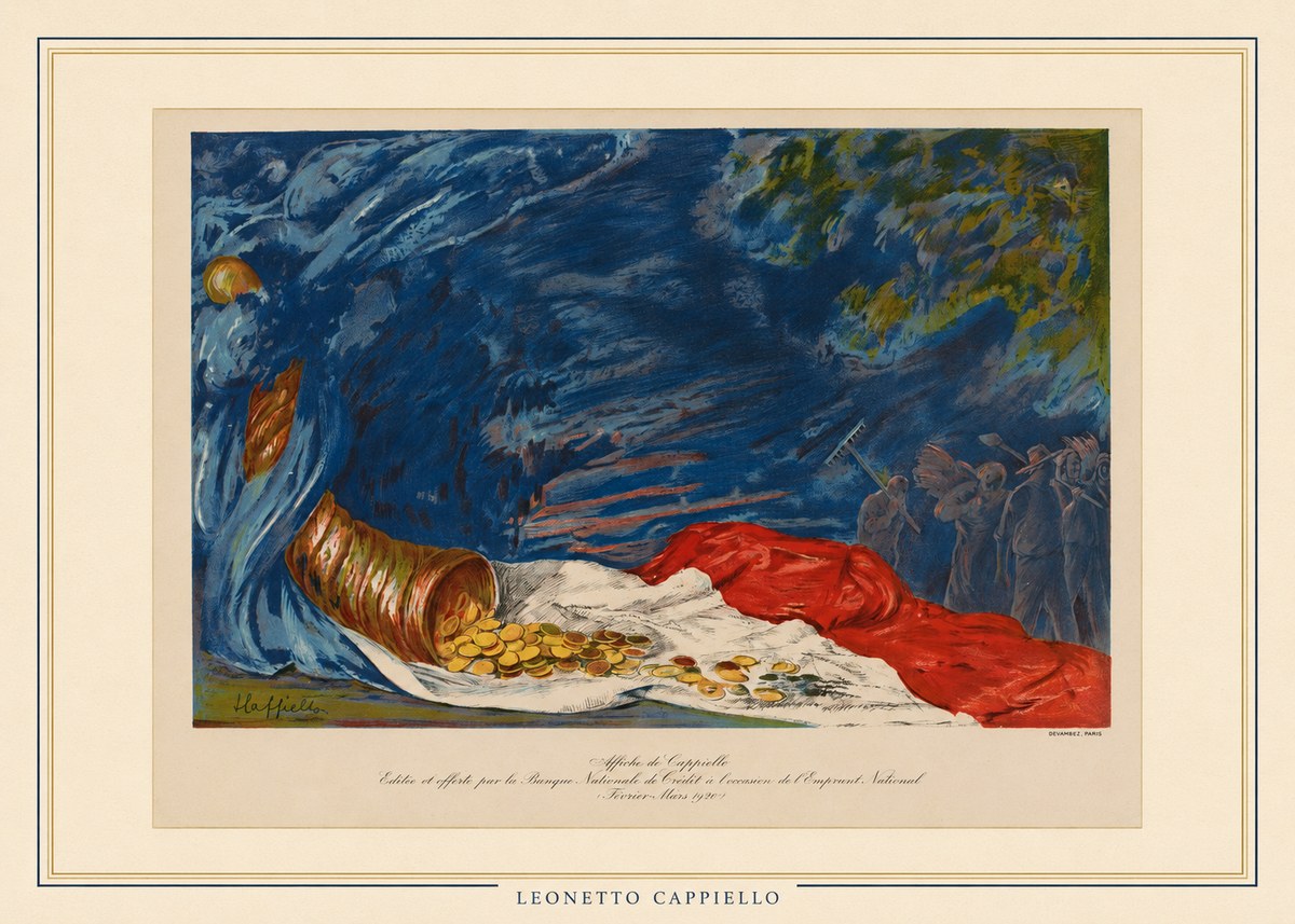Leonetto Cappiello Emprunt National No4 - Juliste
