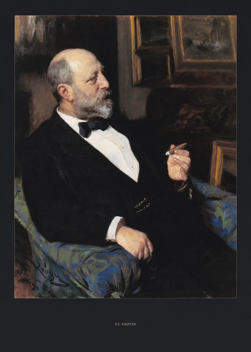 P.S. Krøyer Self-portrait I No6 - Juliste