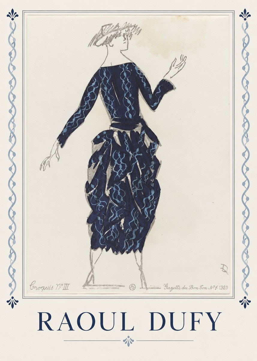 Raoul Dufy Croquis N°iii No1 - Juliste