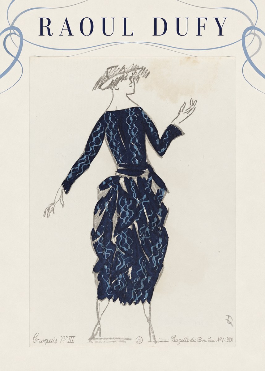 Raoul Dufy Croquis N°iii No3 - Juliste
