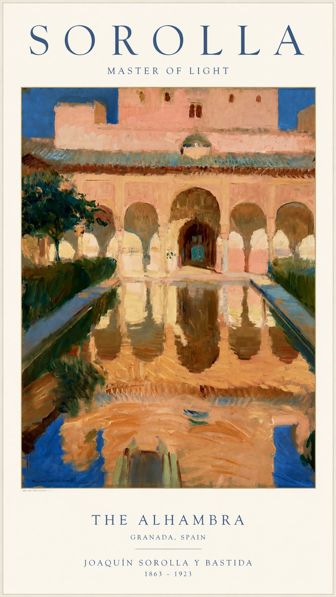 Sorolla The Alhambra No1 - Juliste