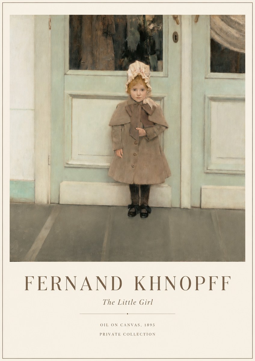 Fernand Khnopff The Little Girl No1 - Juliste