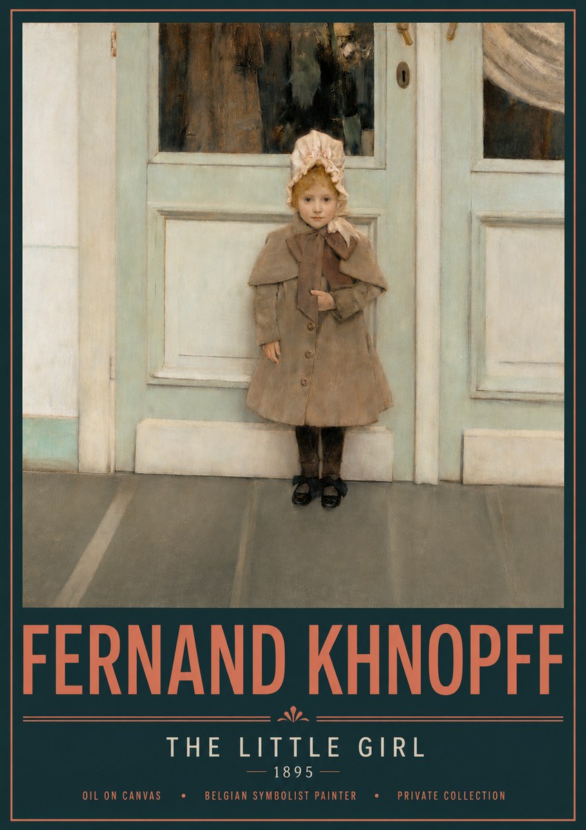 Fernand Khnopff The Little Girl No4 - Juliste