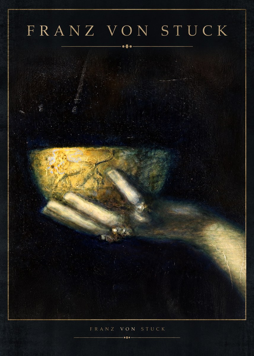 Franz von Stuck Die Schöne Hand Mit Der Schale No2 - Juliste