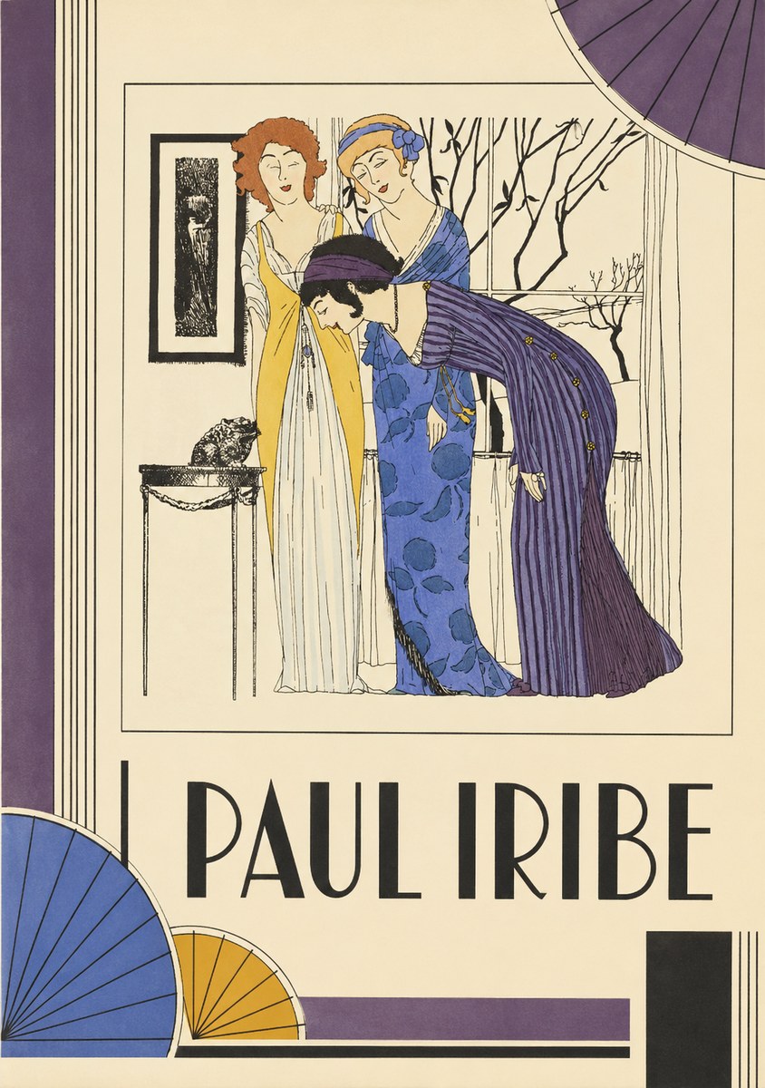 Paul Iribe Three Women and a Frog No2 - Juliste