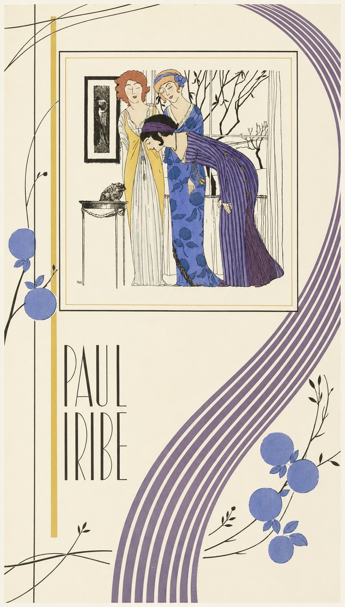 Paul Iribe Three Women and a Frog No6 - Juliste