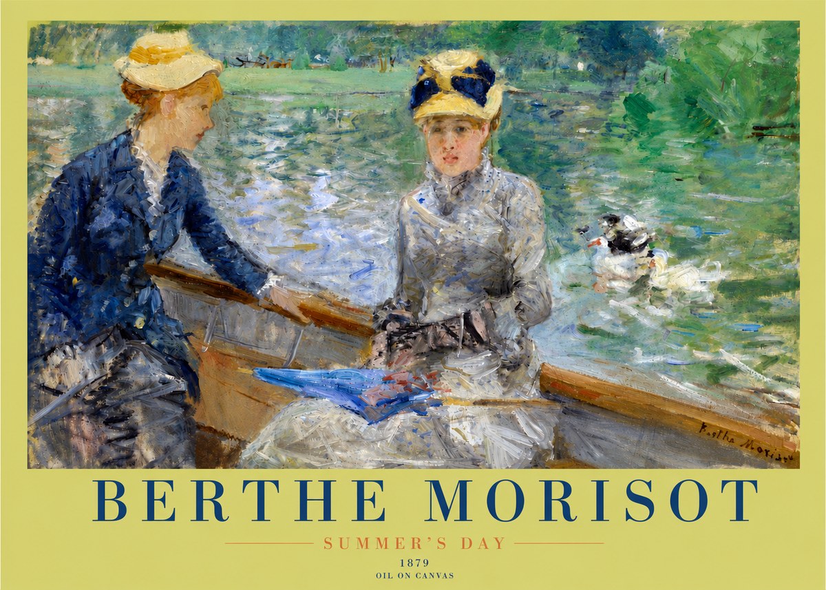 Berthe Morisot Summer's Day No3 - Juliste