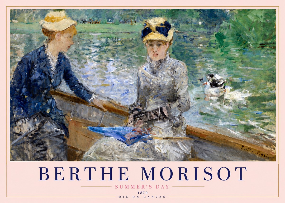 Berthe Morisot Summer's Day No4 - Juliste