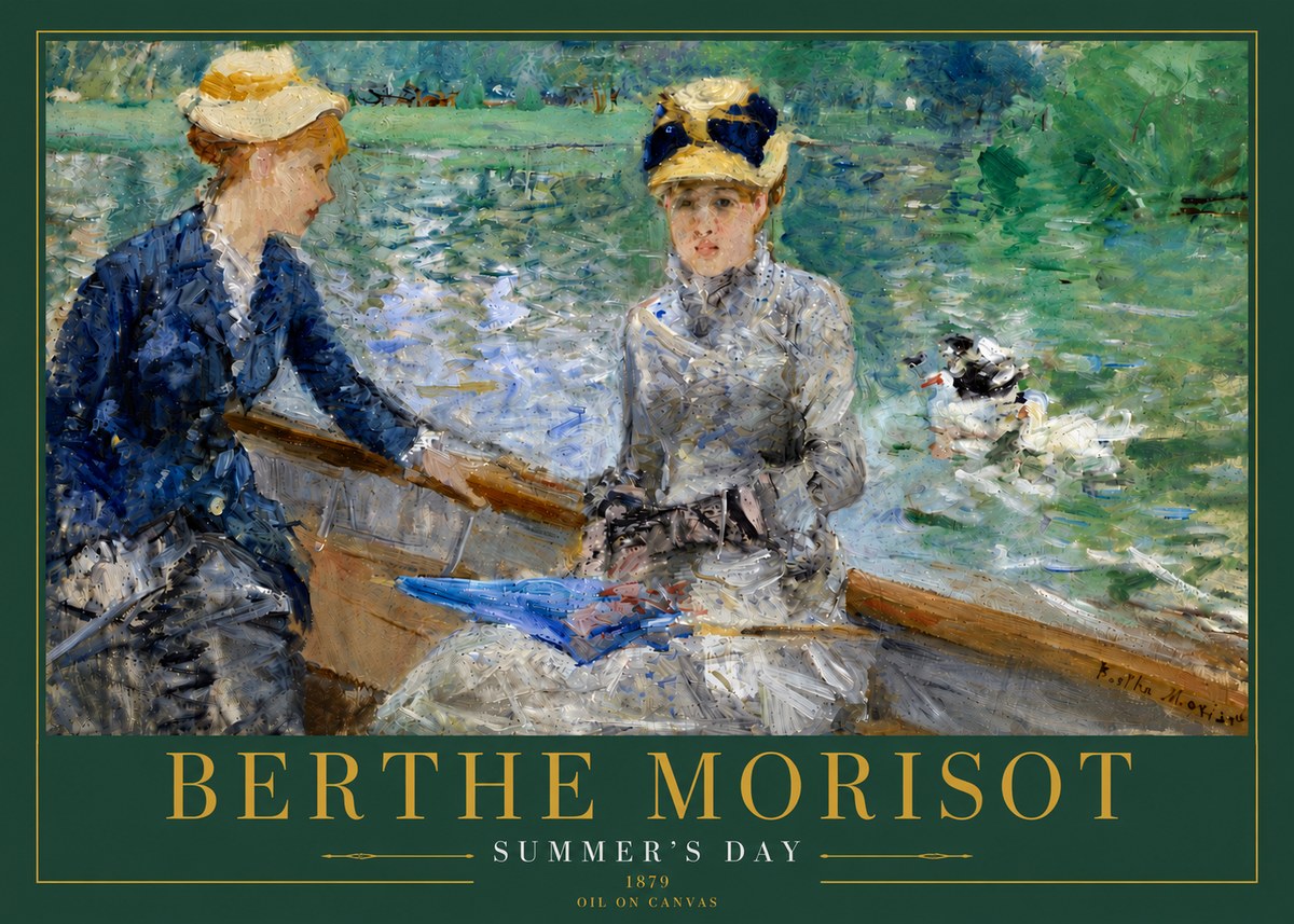 Berthe Morisot Summer's Day No5 - Juliste