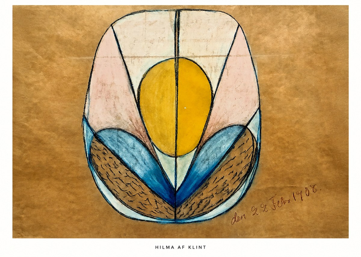 Hilma af Klint The Five - No Title No6 - Juliste