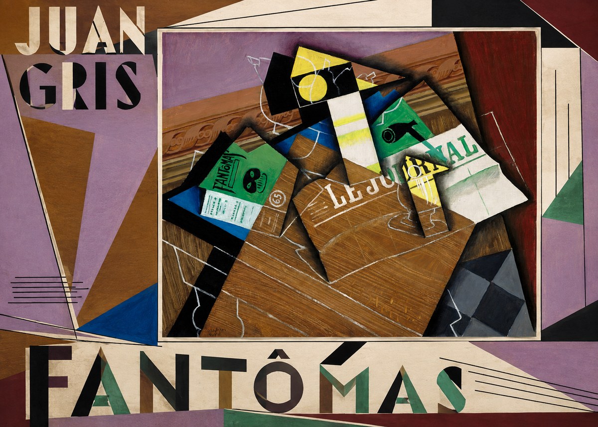 Juan Gris Fantômas I No2 - Juliste