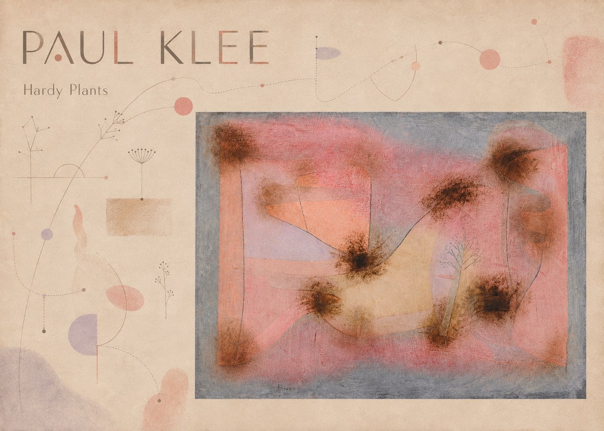 Paul Klee Hardy Plants I No4 - Juliste