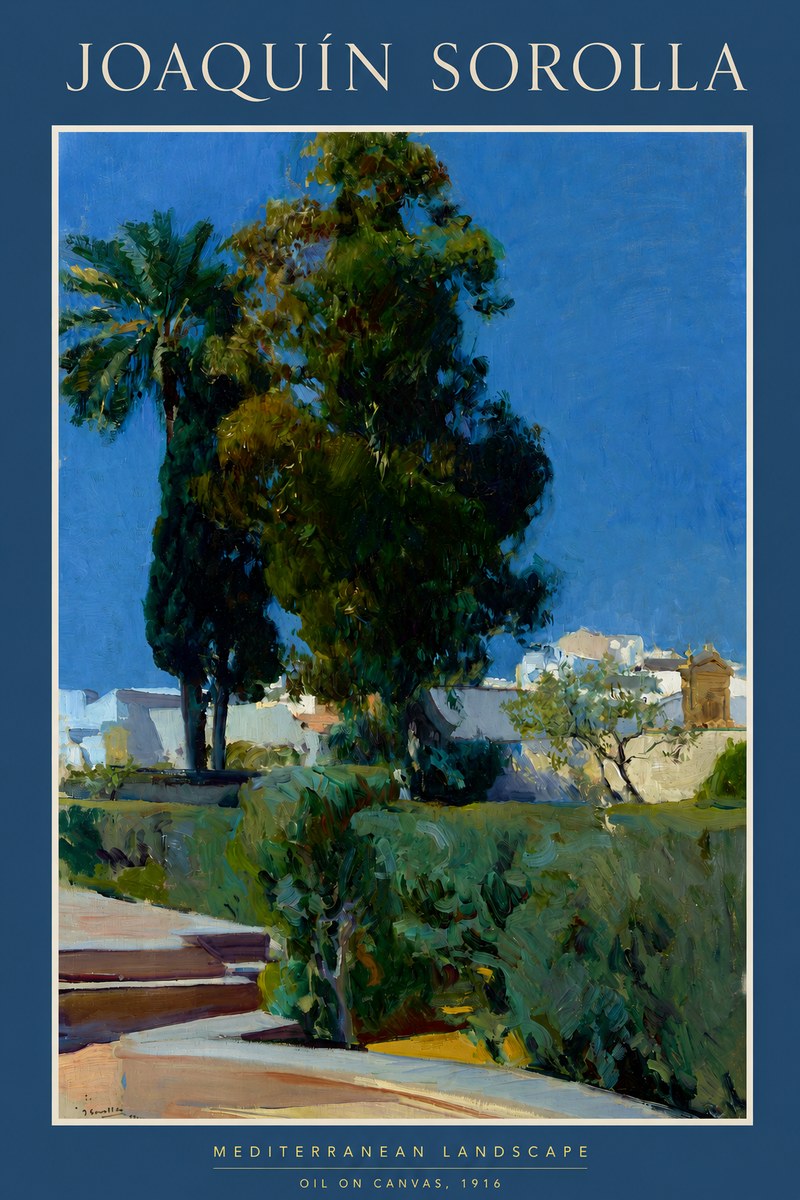 Sorolla Mediterranean Landscape No2 - Juliste